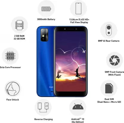 KARBONN X21 (Midnight Blue, 32 GB)  (2 GB RAM) KARBONN X21 (Midnight Blue, 32 GB)  (2 GB RAM)